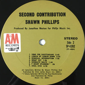 Shawn Phillips (2) : Second Contribution (LP, Album, Ter)