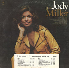 Laden Sie das Bild in den Galerie-Viewer, Jody Miller : Here&#39;s Jody Miller (LP, Promo)
