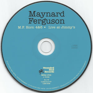 Maynard Ferguson : M.F. Horn 4&5: Live At Jimmy's (CD, Album, RE)