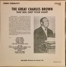 Load image into Gallery viewer, Charles Brown : The Great Charles Brown That Will Grip Your Heart (LP)
