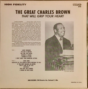 Charles Brown : The Great Charles Brown That Will Grip Your Heart (LP)