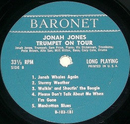 Jonah Jones : Trumpet On Tour (LP, Album)