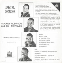 Load image into Gallery viewer, Smokey Robinson And The Miracles* : Special Occasion (LP, Album, Hol)
