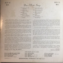 Laden Sie das Bild in den Galerie-Viewer, Don Elliot* : Don Elliot Sings (LP, Album, Mono)
