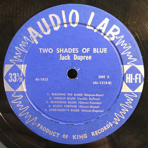 Jimmy Rushing / Jack Dupree* : Two Shades Of Blues (LP, Comp, Mono)