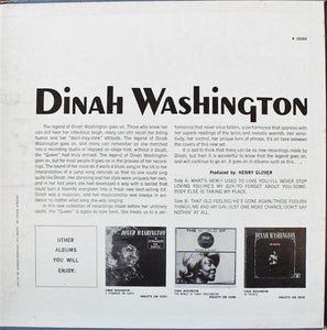 Dinah Washington : Dinah Washington (LP, Album, Mono)