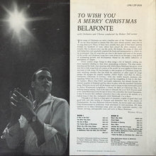 Load image into Gallery viewer, Harry Belafonte : To Wish You A Merry Christmas (LP, Album)
