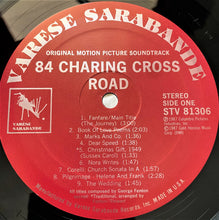 Load image into Gallery viewer, George Fenton : 84 Charing Cross Road - Original Motion Picture Soundtrack (LP, Album)

