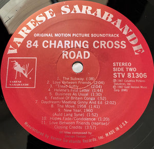 George Fenton : 84 Charing Cross Road - Original Motion Picture Soundtrack (LP, Album)