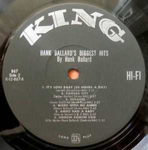 Hank Ballard : Hank Ballard's Biggest Hits (LP, Comp, Mono)