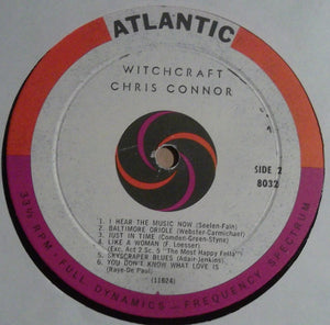 Chris Connor : Witchcraft (LP, Album, Mono)