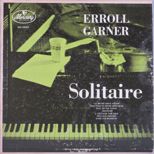 Erroll Garner : Solitaire (LP, Album, Mono)