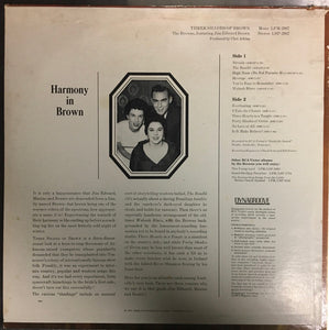 The Browns (3) Featuring Jim Edward Brown* : Three Shades Of Brown (LP, Album)