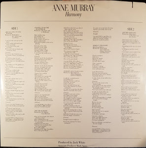 Anne Murray : Harmony (LP, Album)