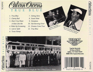 Calvin Owens : True Blue (CD, Album)