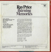 Laden Sie das Bild in den Galerie-Viewer, Ray Price : Burning Memories (LP, Album, RP)
