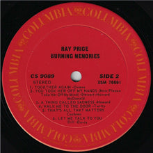 Load image into Gallery viewer, Ray Price : Burning Memories (LP, Album, RP)
