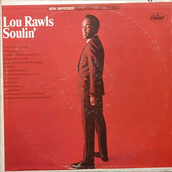 Lou Rawls : Soulin' (LP, Album, Los)