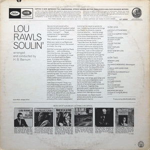 Lou Rawls : Soulin' (LP, Album, Los)