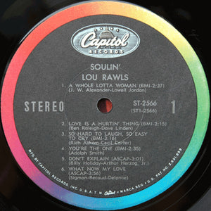 Lou Rawls : Soulin' (LP, Album, Los)