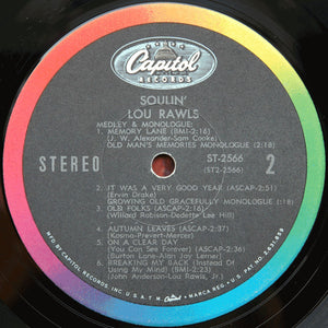 Lou Rawls : Soulin' (LP, Album, Los)