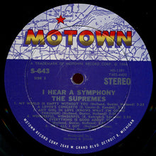 Load image into Gallery viewer, The Supremes : I Hear A Symphony (LP, Album)
