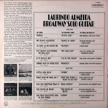 Laden Sie das Bild in den Galerie-Viewer, Laurindo Almeida : Broadway Solo Guitar (LP, Mono)

