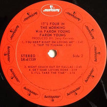 Charger l&#39;image dans la galerie, Faron Young : It&#39;s Four In The Morning With Faron Young (LP, Album)
