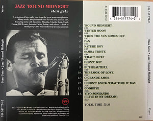 Stan Getz : Jazz 'Round Midnight (CD, Comp)