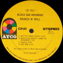 Laden Sie das Bild in den Galerie-Viewer, Black Oak Arkansas : Raunch &#39;N&#39; Roll Live (LP, Album, RI )
