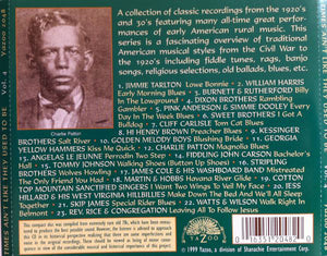 Various : Times Ain't Like They Used To Be: Early American Rural Music. Classic Recordings Of The 1920’s And 30's. Vol. 4 (CD, Comp, RM)