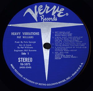 Pat Williams* : Heavy Vibrations (LP, Album)