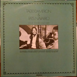Tadd Dameron & Fats Navarro : Live At Birdland 1949 (LP)