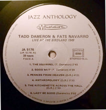 Load image into Gallery viewer, Tadd Dameron &amp; Fats Navarro : Live At Birdland 1949 (LP)
