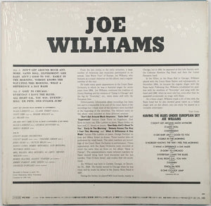 Joe Williams : Having The Blues Under European Sky (LP, Album, Mono)