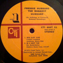 Laden Sie das Bild in den Galerie-Viewer, Freddie Hubbard : The Baddest Hubbard (An Anthology Of Previously Released Recordings) (LP, Comp)
