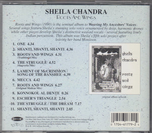 Sheila Chandra : Roots And Wings (CD, Album, RE)