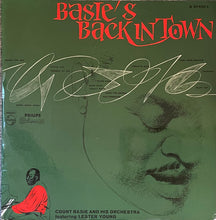 Load image into Gallery viewer, Count Basie And His Orchestra* Featuring Lester Young : Basie&#39;s Back In Town (LP, Album, Comp, Mono)
