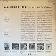 Charger l&#39;image dans la galerie, Count Basie And His Orchestra* Featuring Lester Young : Basie&#39;s Back In Town (LP, Album, Comp, Mono)
