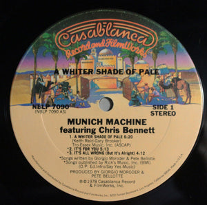 Munich Machine Introducing Chris Bennett : A Whiter Shade Of Pale (LP, Album)