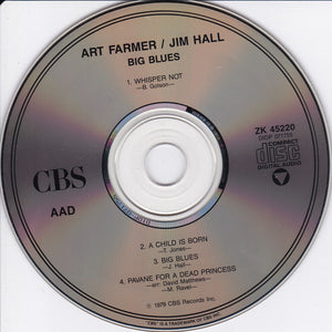 Art Farmer / Jim Hall : Big Blues (CD, Album, RE, RM)