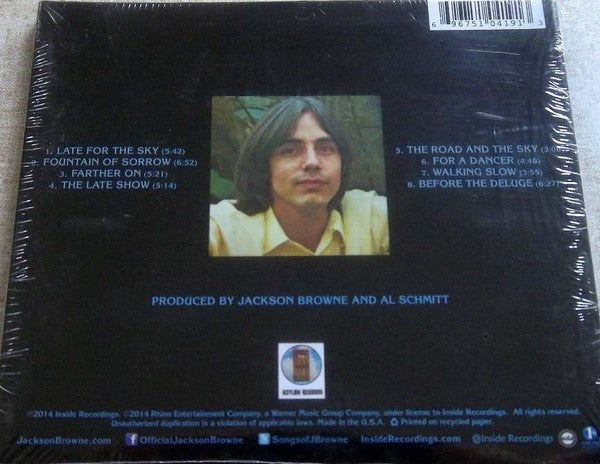 Buy Jackson Browne : Late For The Sky (CD, Album, RM) Online for a ...