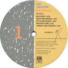 Charger l&#39;image dans la galerie, Joe Jackson : Big World (LP + LP, S/Sided + Album, Ind)
