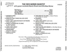 Load image into Gallery viewer, The Red Norvo Quintet* With Guest Vocalists Mavis Rivers And Ella Mae Morse : The Red Norvo Quintet (CD, Album, Mono, RM)
