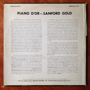Sanford Gold : Piano d'Or (LP)