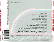 Laden Sie das Bild in den Galerie-Viewer, Jane Olivor : Chasing Rainbows (CD, Album, RE, RM)
