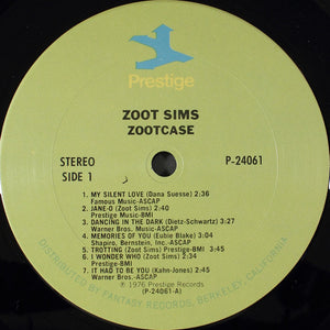Zoot Sims : Zootcase (2xLP, Comp)