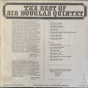 Sir Douglas Quintet : The Best Of Sir Douglas Quintet (LP, Whi)