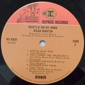Dean Martin : Gentle On My Mind (LP, Album, Ter)