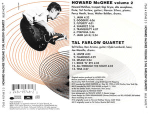 Howard McGhee - Tal Farlow Quartet* : Howard McGhee Volume 2 - Tal Farlow Quartet (CD, Comp, Mono, Ltd)
